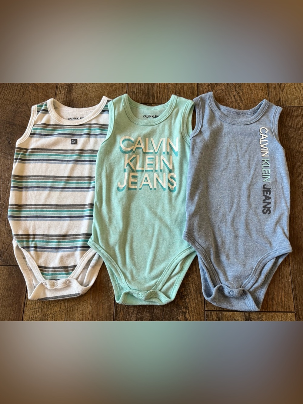 Calvin Klein Jeans Baby Boy Bodysuit Bundle